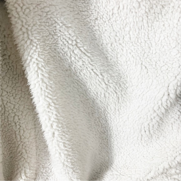 Jou Jou Military Like Aviator Front Zip Bomber Jacket Faux Sherpa Lining Patches - Picture 11 of 15